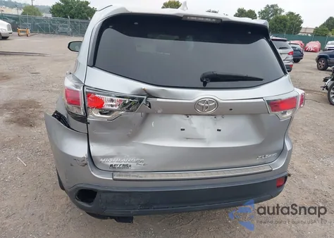 2015 Toyota Highlander Xle V6 из США, поврежденный, VIN 5TDJKRFH3FS190110